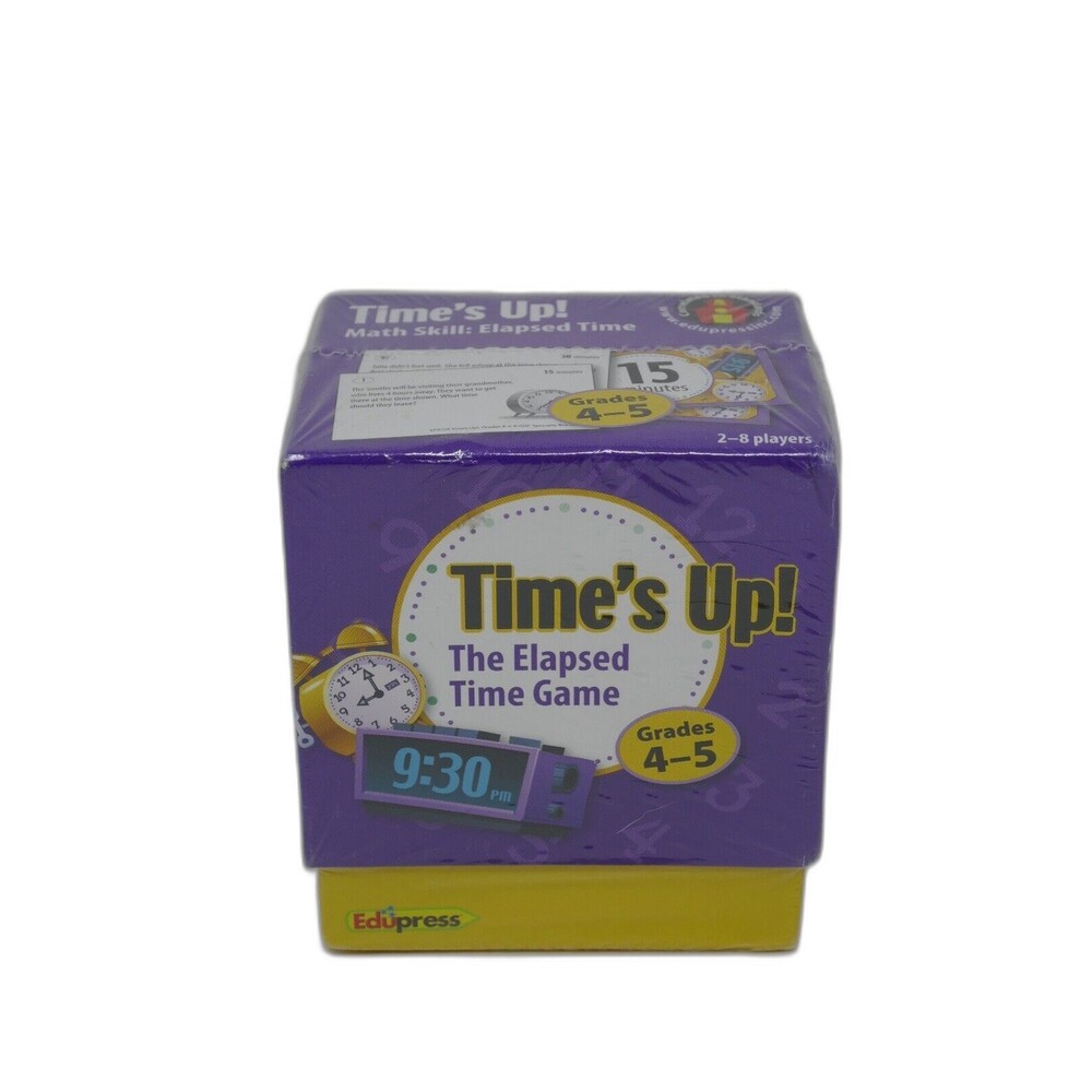Time's Up! The Elapsed Time Game Grades 4-5 SEALED